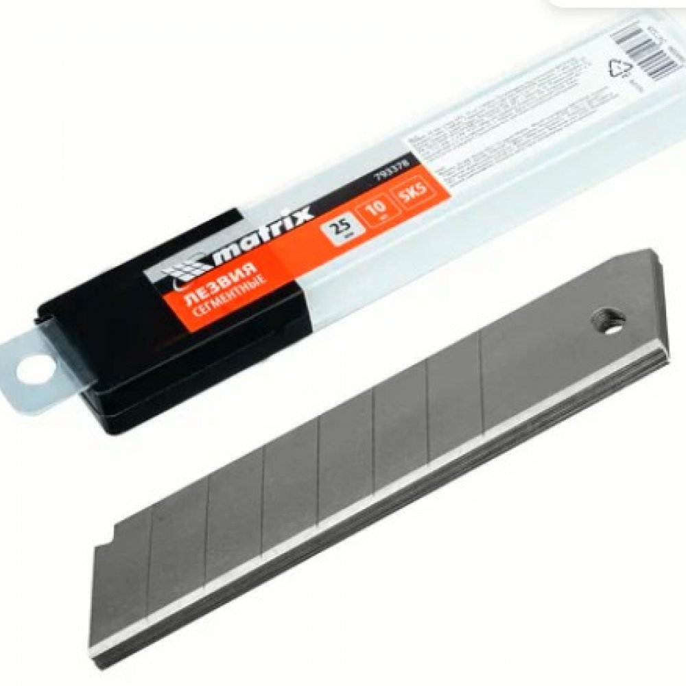 Лезвия для ножа 25мм МАТРИКС 793325