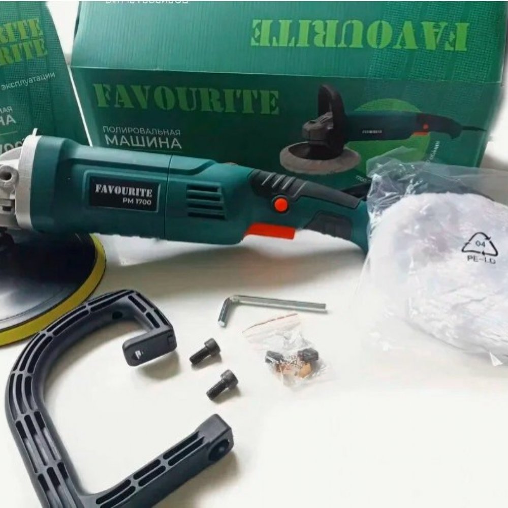 Машина полировальная Фаворит РМ1700 1700Вт 600-3000об/мин