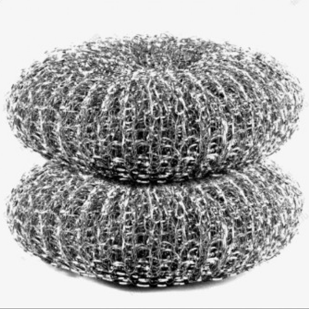 Мочалка металл для посуды 1шт