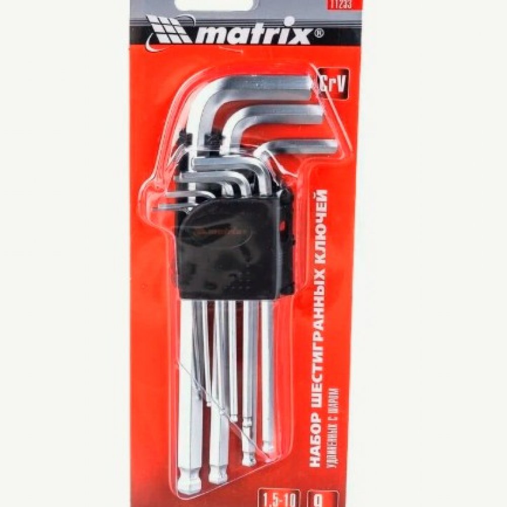 Набор ключей 9шт. Матрикс 11233