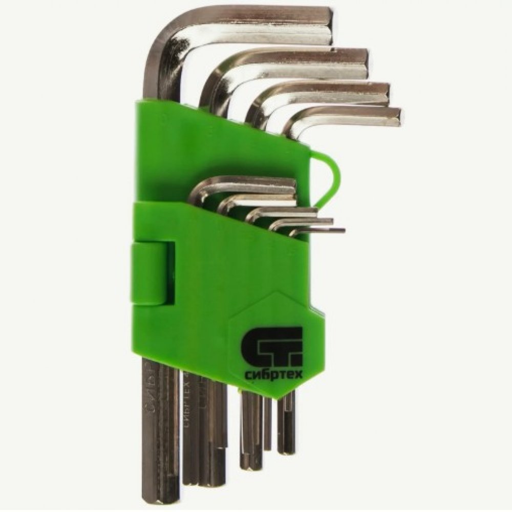 Набор ключей имбусовых 9шт Сибртех 123647