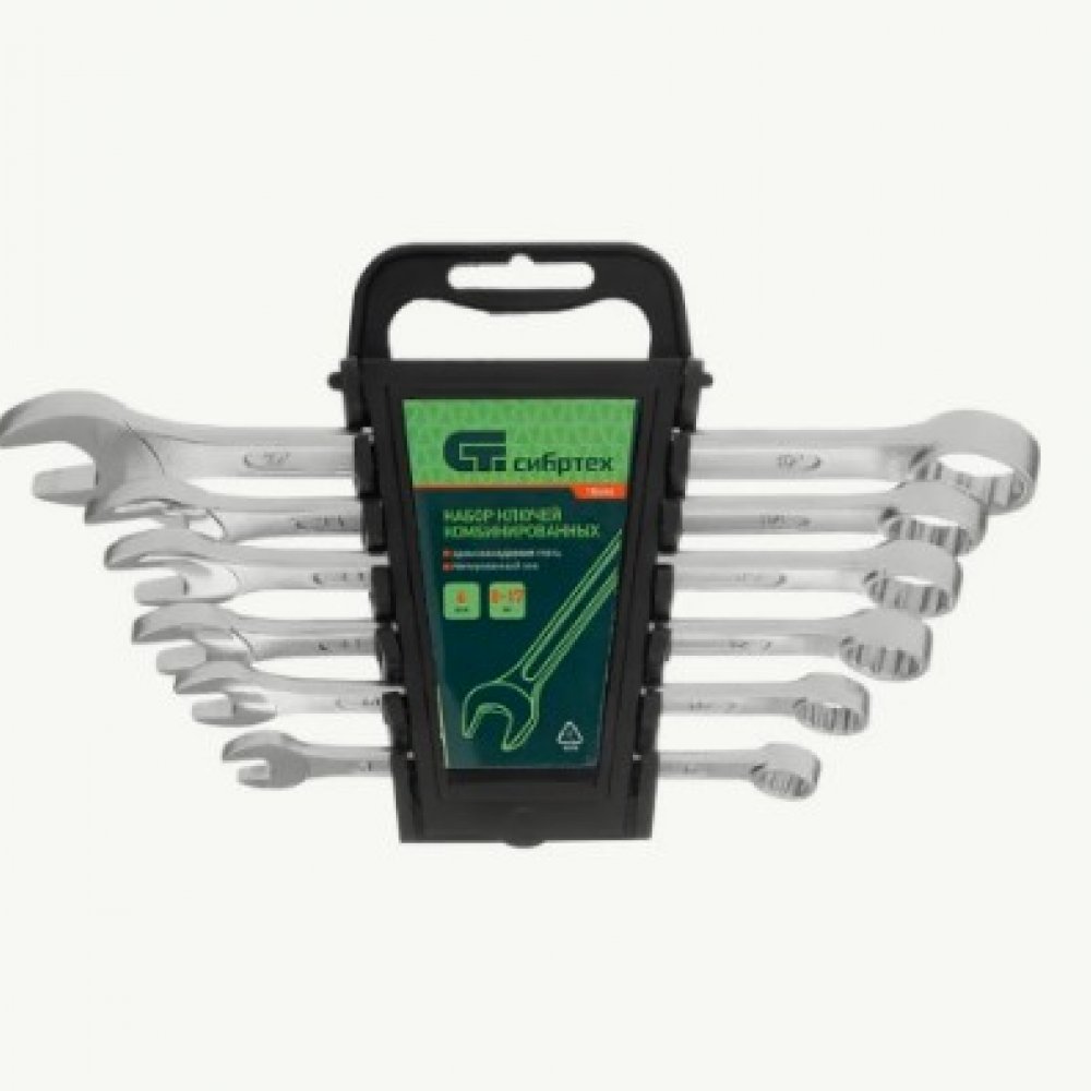 Набор ключей комби СИБРТЕХ 8-17(6шт) 15446