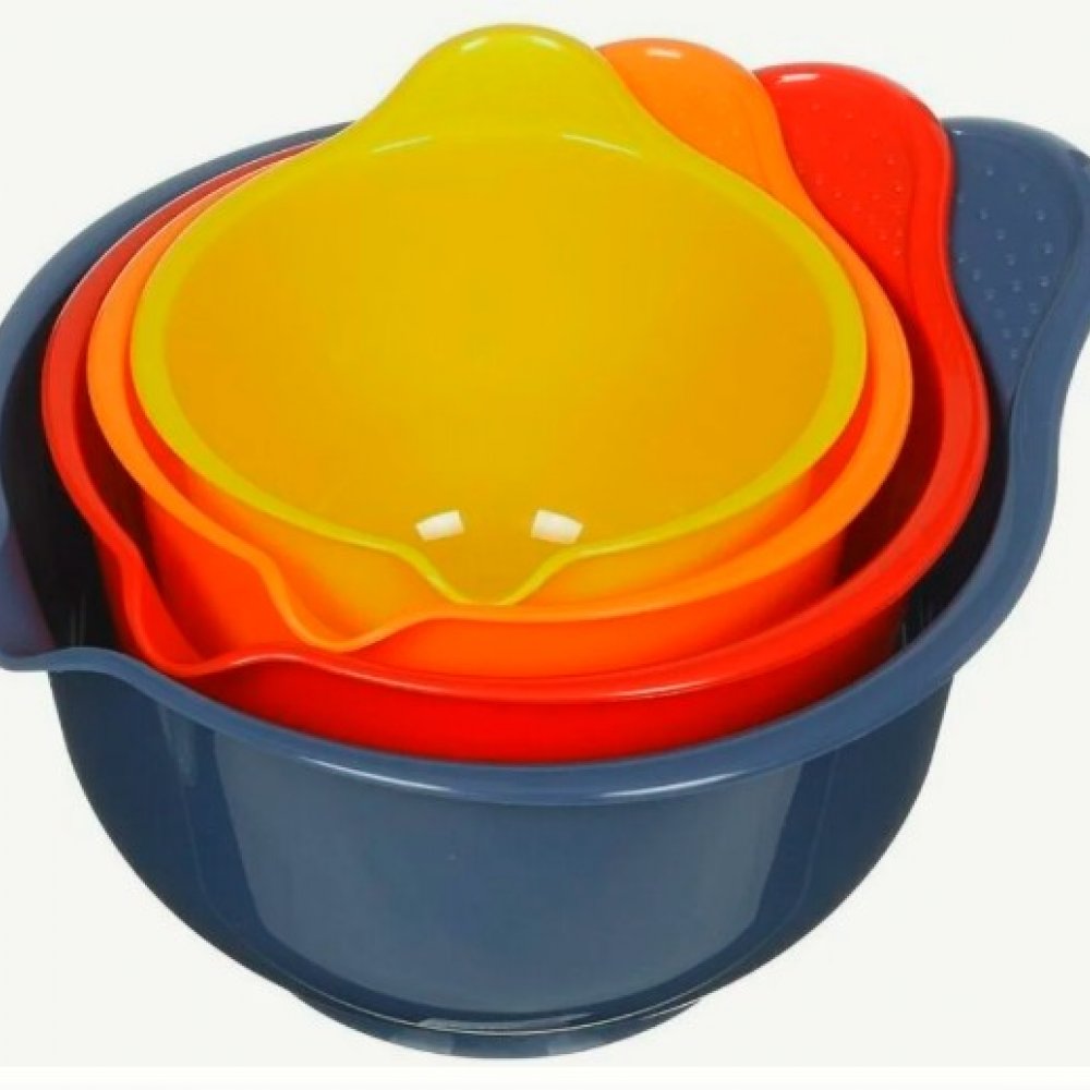 Набор мисок Мадена 3,6/2,6/1,9/1,4л С439