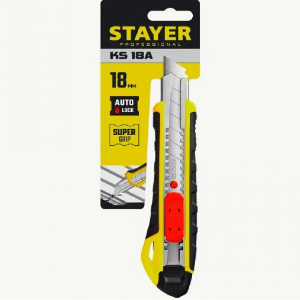 Нож с сегментированным лезвием 18мм Стаер 0916_z01