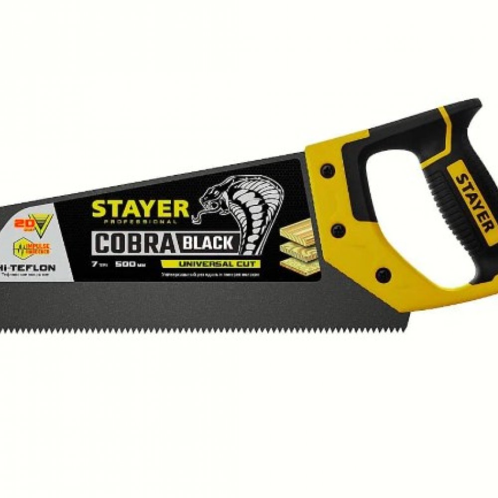 Ножовка 500мм СТАЕР тефлон 2-15081-50