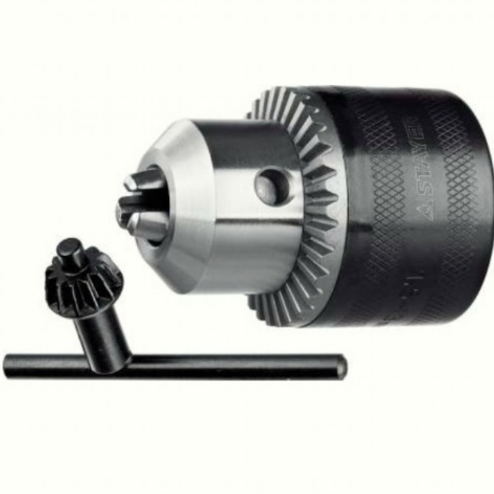 Патрон для дрели ударный ключевой 1,5-13мм СТАЕР арт. 29055-13-1/2