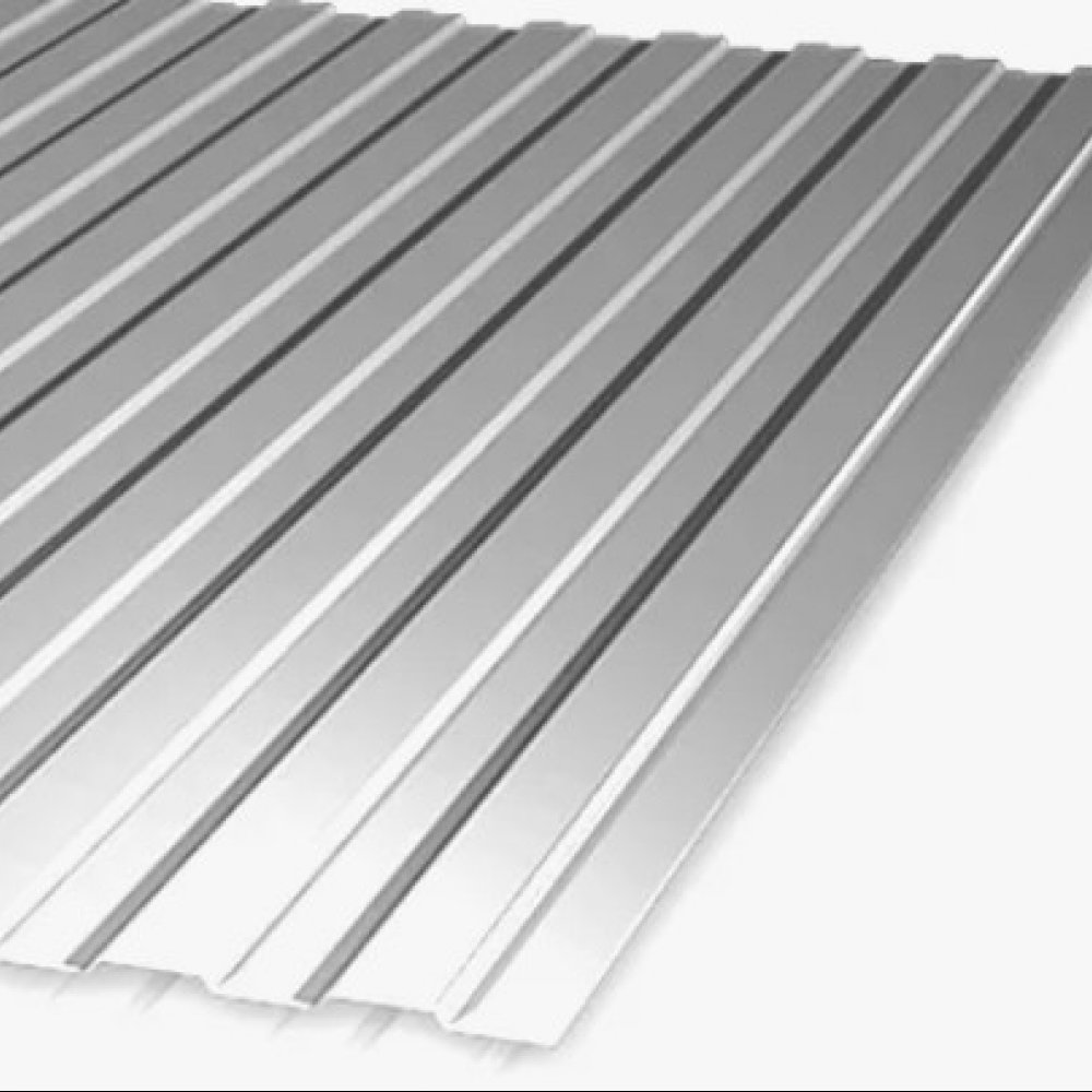 Профнастил (8) 0,4мм ЦИНК 1,2х1,5