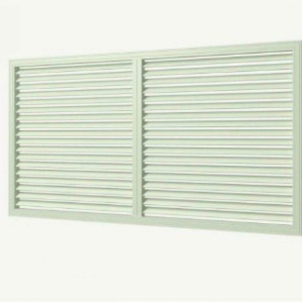 Решетка радиаторная ПВХ 600*1200 белая П60120Р