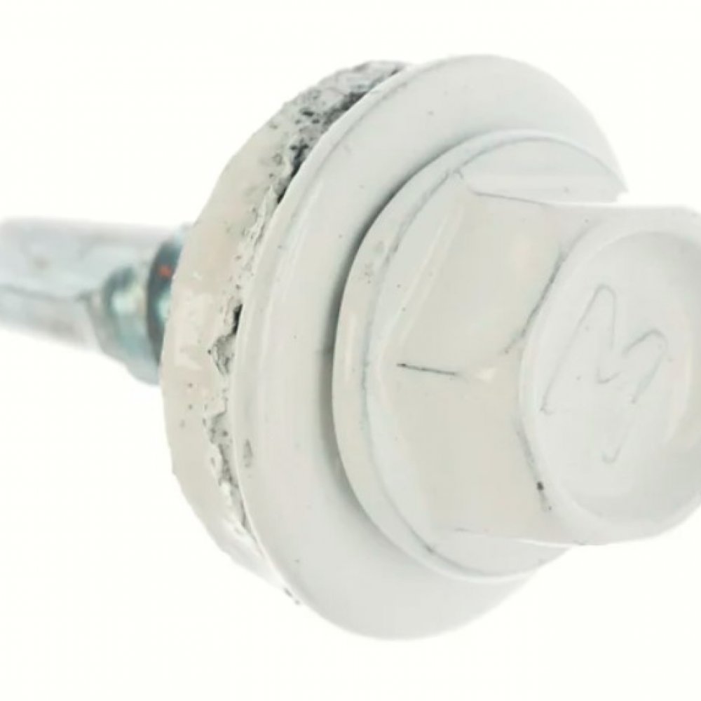 Саморез кровельный 5,5х19 Цвет металл белый