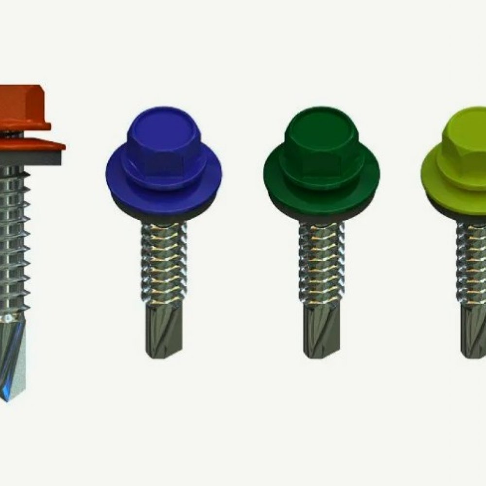 Саморез кровельный 5,5х25 Цвет металл