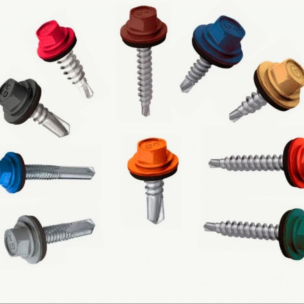 Саморез кровельный 5,5х32 Цвет металл