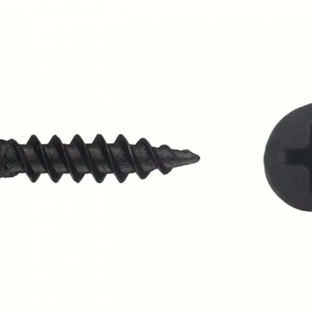 Саморез по металлу 3,5х25 черн.