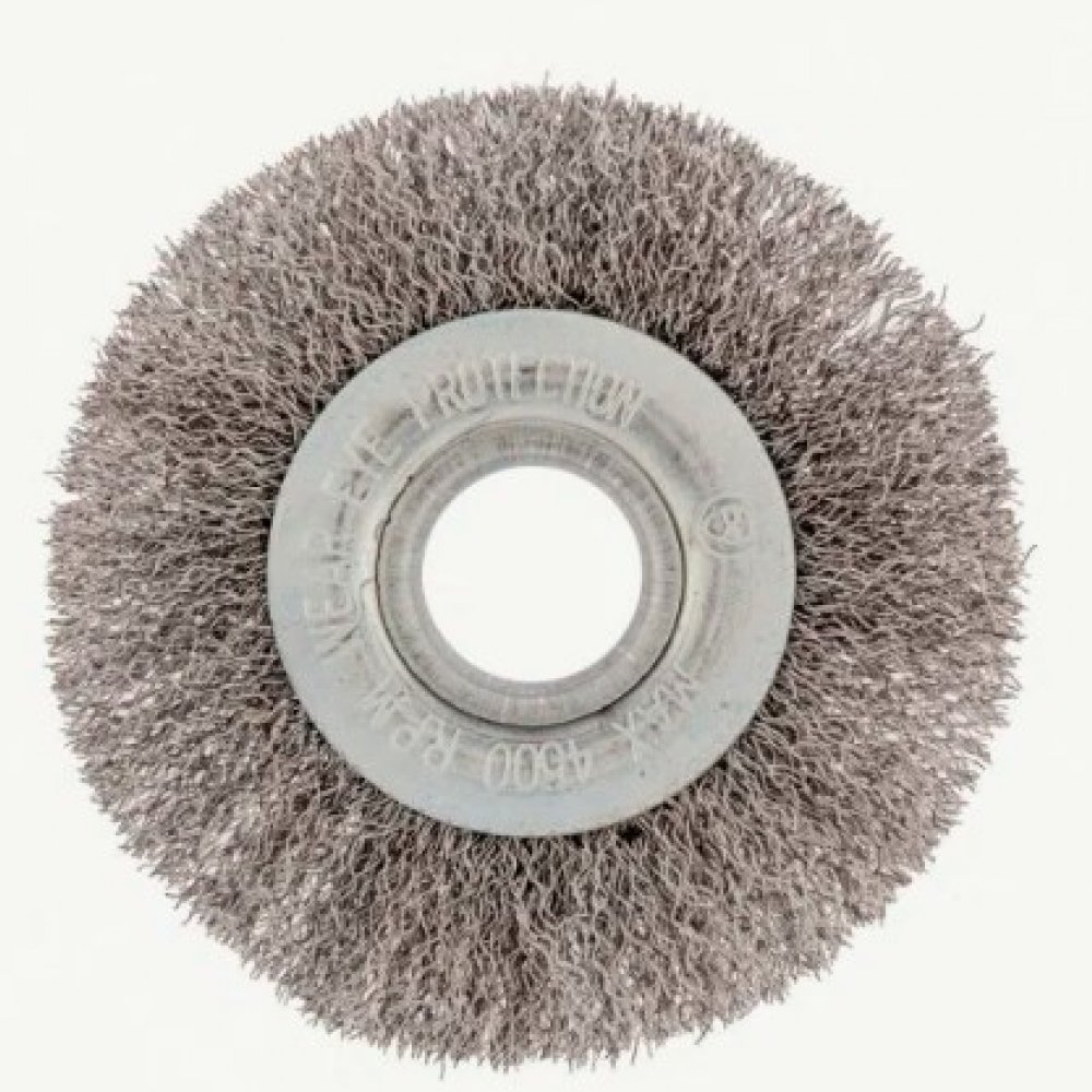 Щетка для УШМ плоская витая проволока 100мм СИБРТЕХ 746487