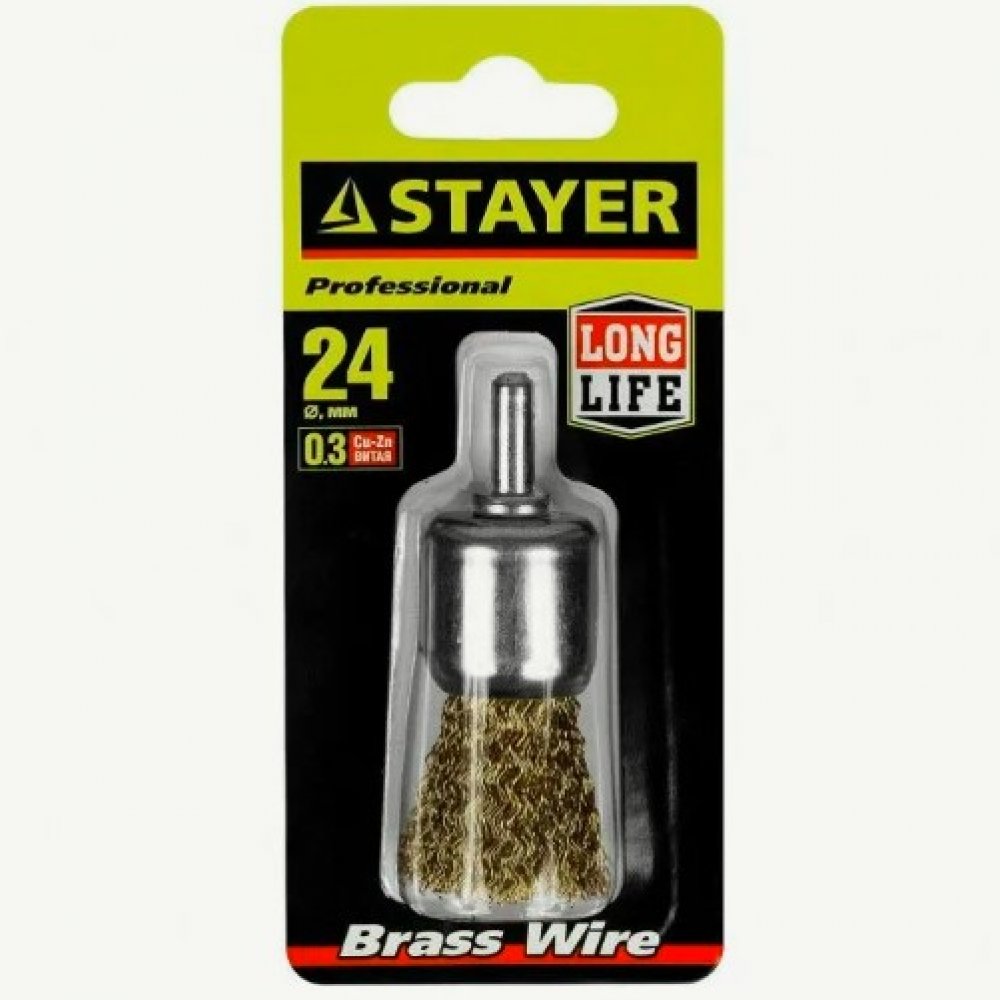 Щетка кистевая стальная 24мм СТАЕР мастер 35113-24