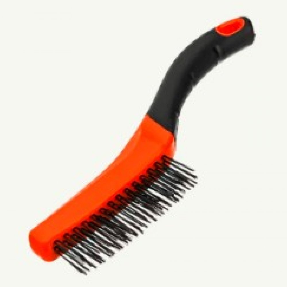 Щетка зачистная плоская 3 ряда Матрикс 74833