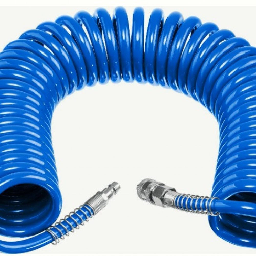 Шланг спиральный для компрессора 15м Зубр 6473-15