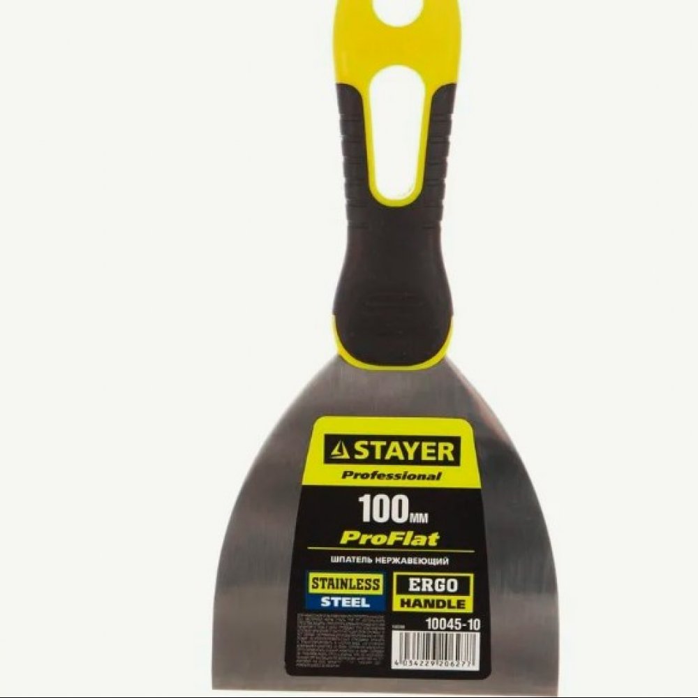 Шпатель нержавеющий 100мм СТАЕР 10041-10