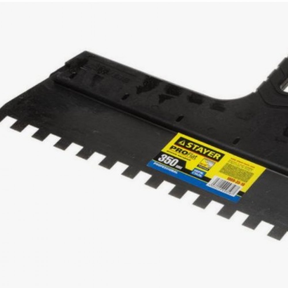 Шпатель зубчатый 250мм (8х8) Успех 06638