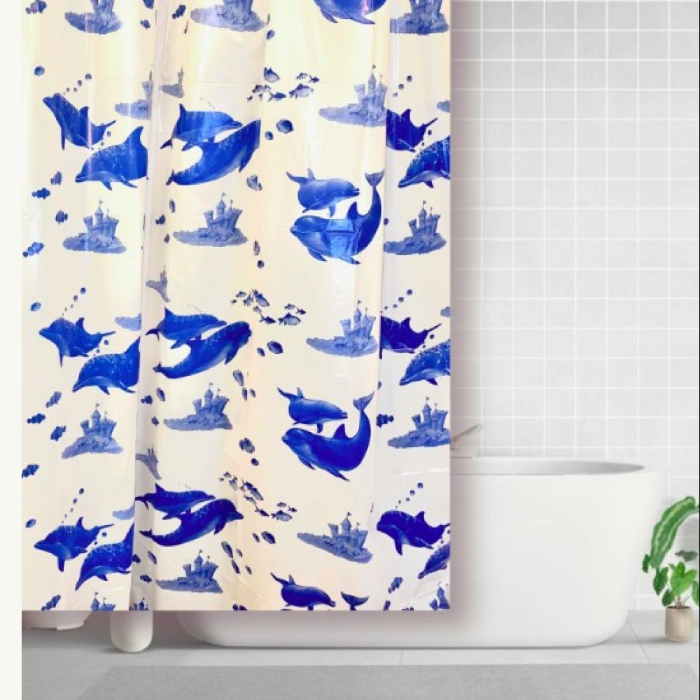 Штора для ванной 180х180 Артика МИКС