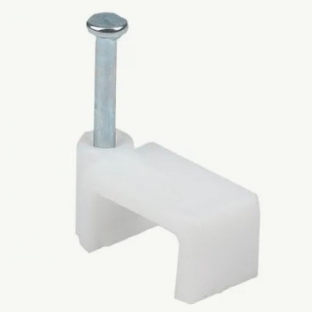 Скоба плоская кабельная 10мм Смартбай