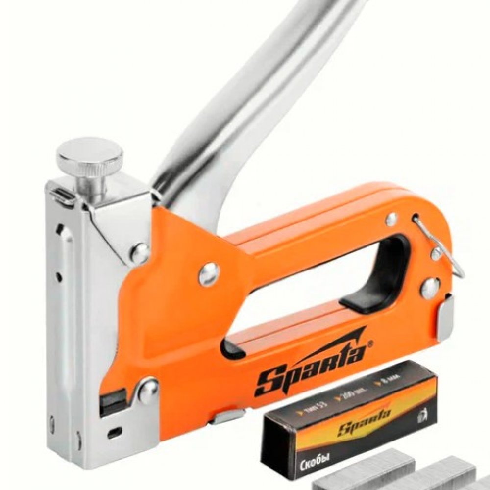 Степлер мебельный СПАРТА 4-14мм 42002