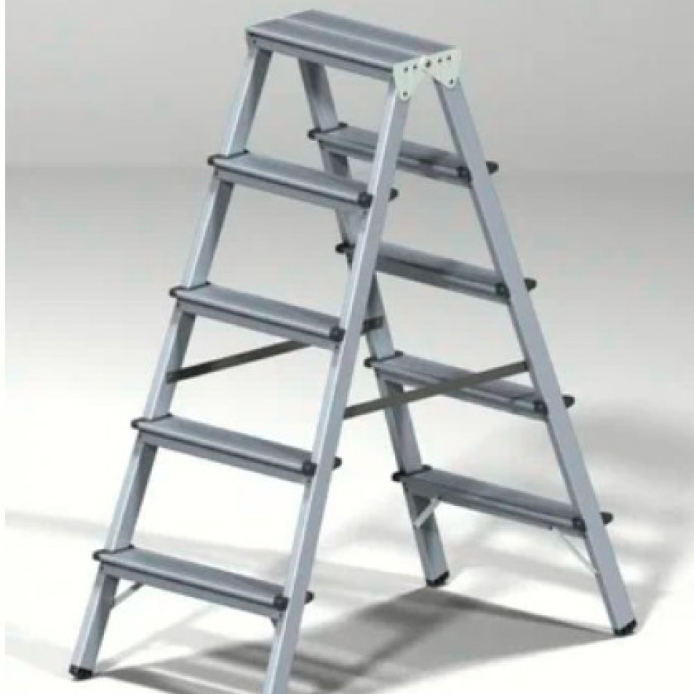 Стремянка комби двусторонняя 5 ступеней