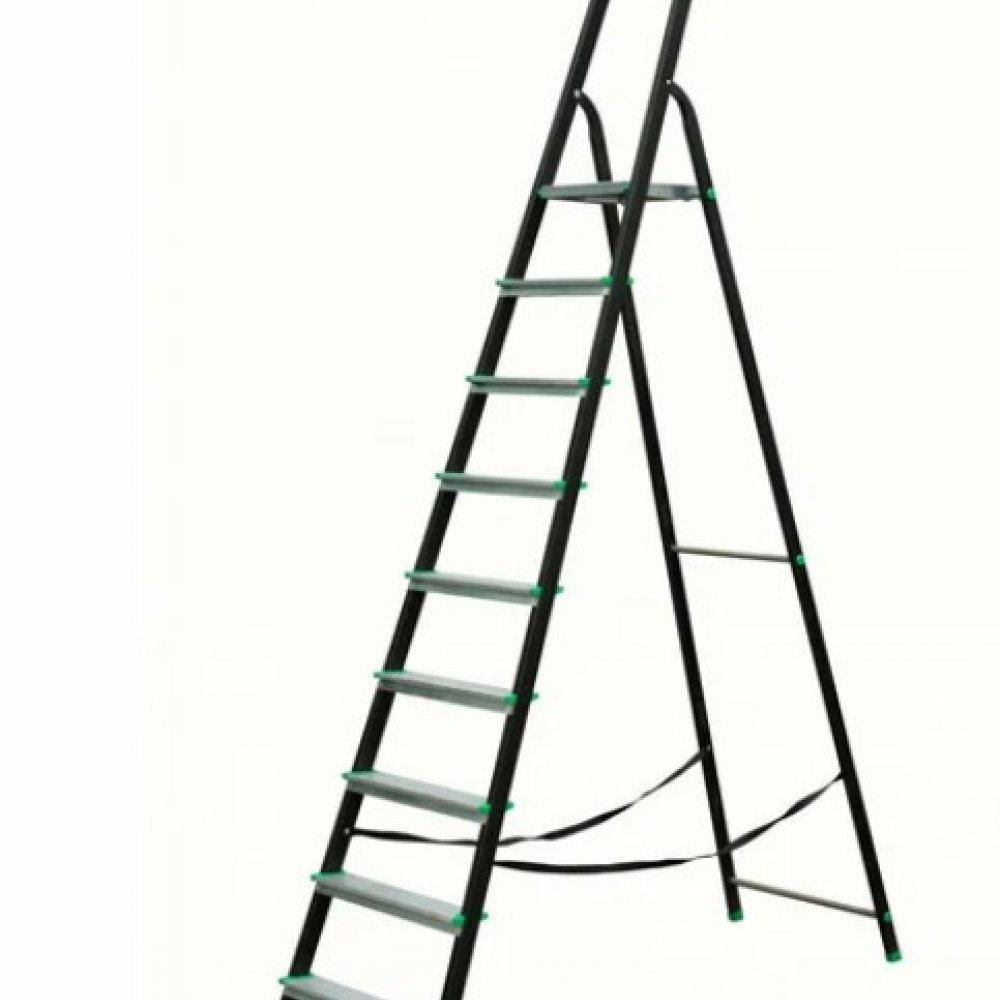 Стремянка стальная комби 9 ступеней (1,87м)