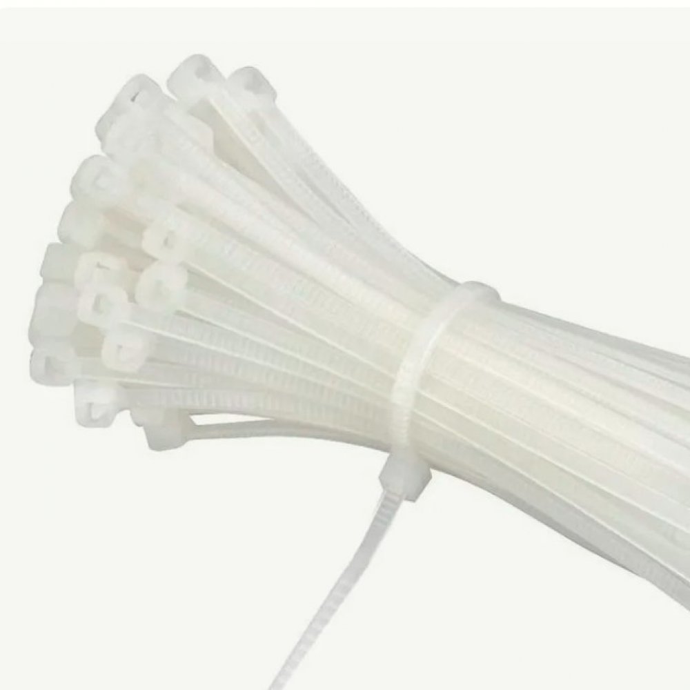 Стяжки белые 5х350 Держи 158-535