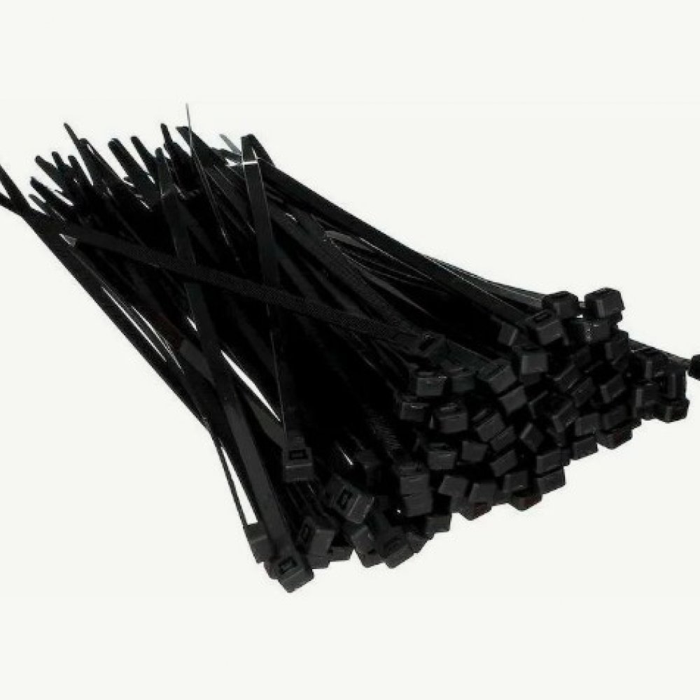 Стяжки чёрные 8х300 Держи 258-830