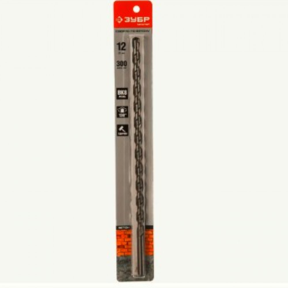 Сверло по бетону 12х300мм ЗУБР 2922-300-12