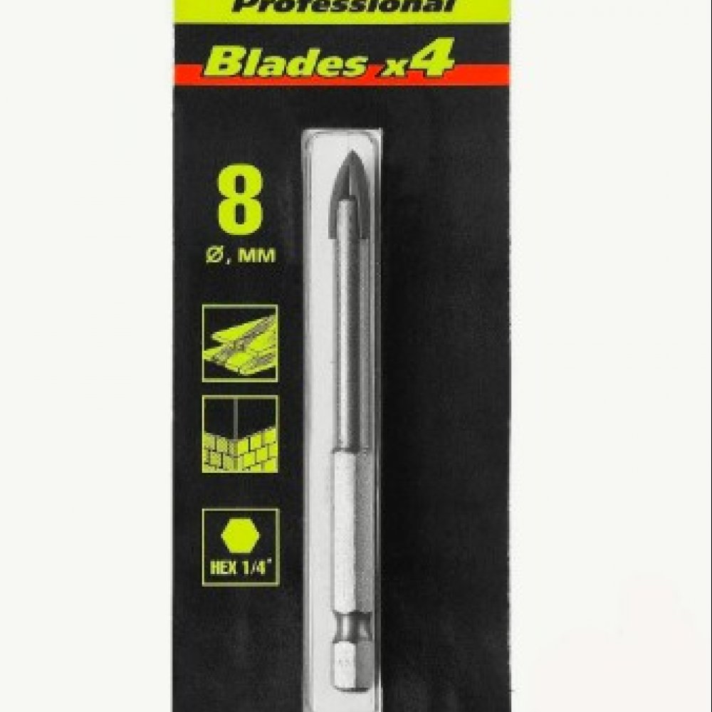 Сверло по кафелю и стеклу 8мм СТАЕР 2986-08