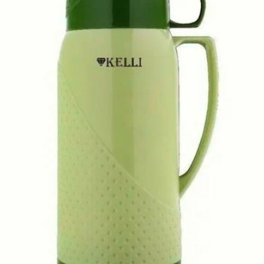 Термос Келли с чашкой 1л с стеклянной колбой KL-0968