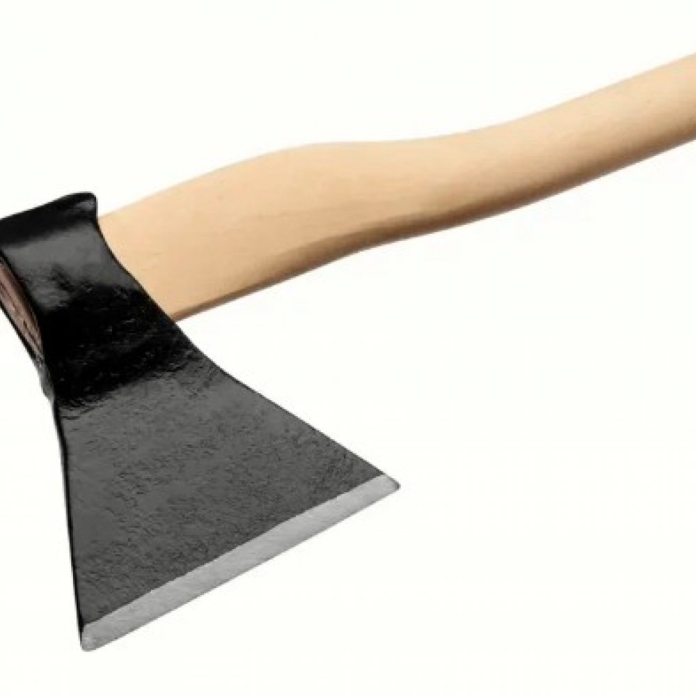 Топор кованый 1200г деревянная рукоять 2069-12-02