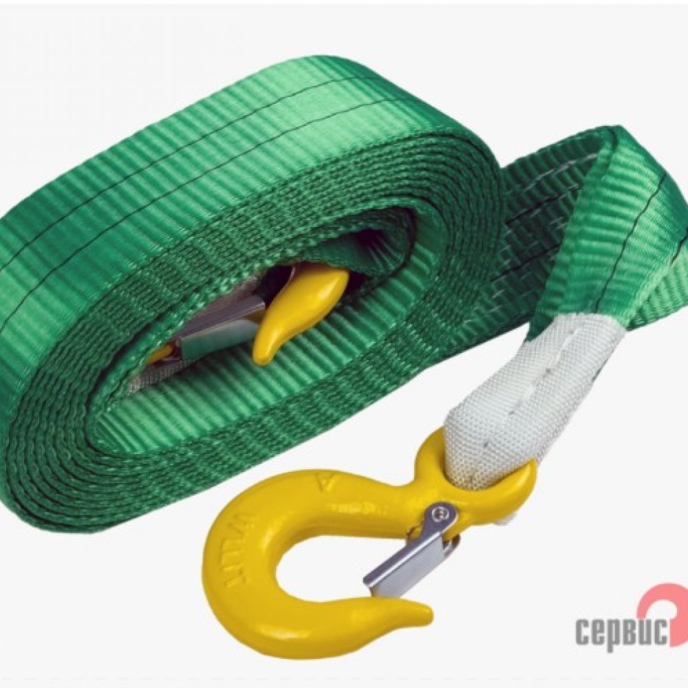 Трос буксировочный длина 5м 6 тонн СЕРВИС КЛЮЧ 19009