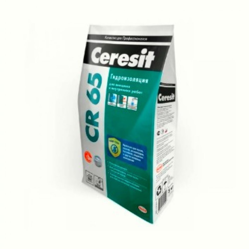 ЦЕРЕЗИТ 65 Гидроизоляционная масса 5кг