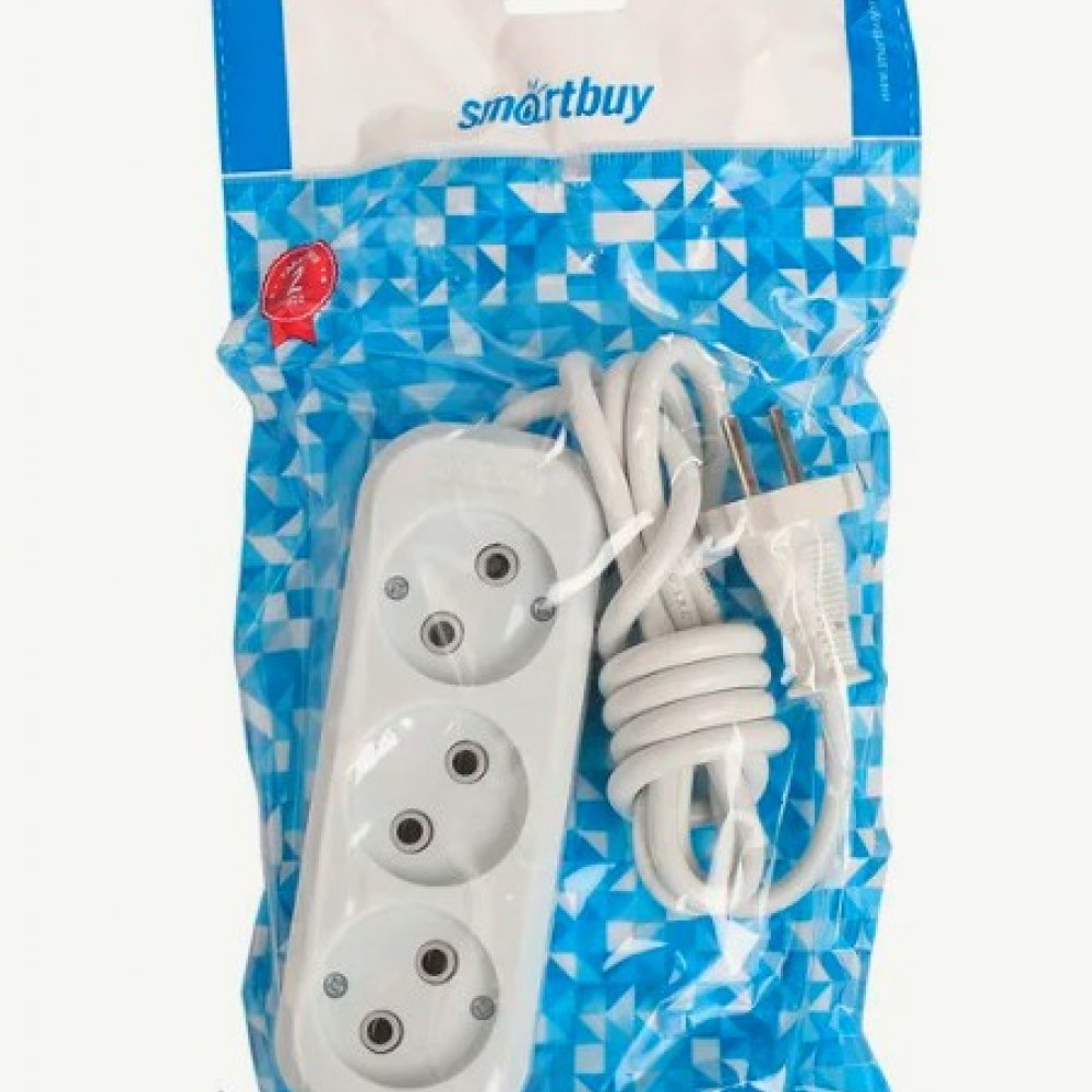 Удлинитель Смартбай 3*1,5м б/з 2200Вт