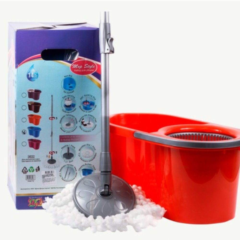 Ведро с отжимом МОП СТАЙЛ 712 14л