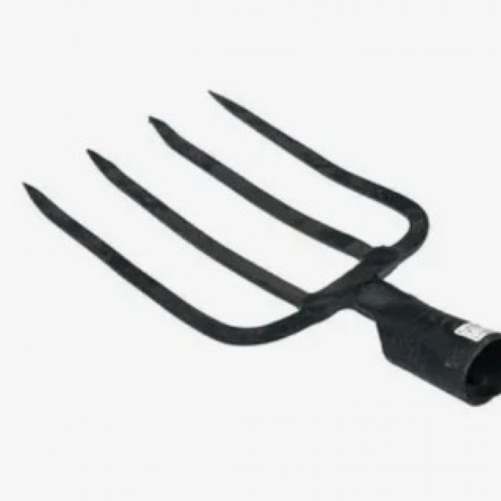 Вилы кованые чёрные навозные