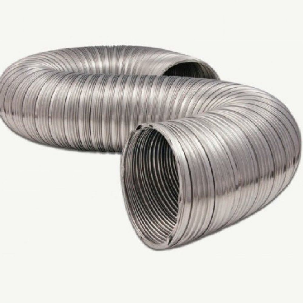 Воздуховод гибкий 125 А12,5VA алюминиевый гофрированный