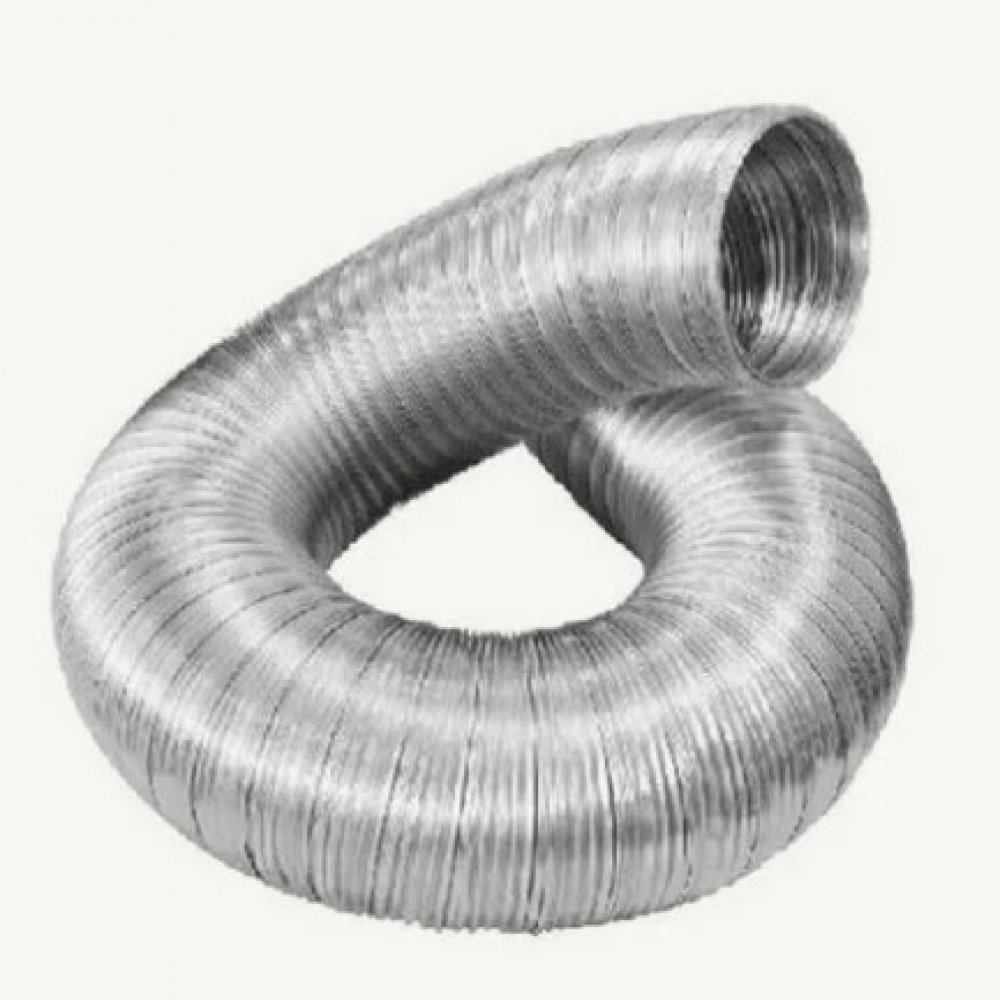 Воздуховод гибкий алюминиевый гофрированный д90 длина до 3м
