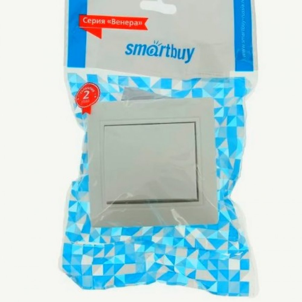 Выключатель 1-кл Смартбай Венера SBE-01w-10-SW1-1-с с/п