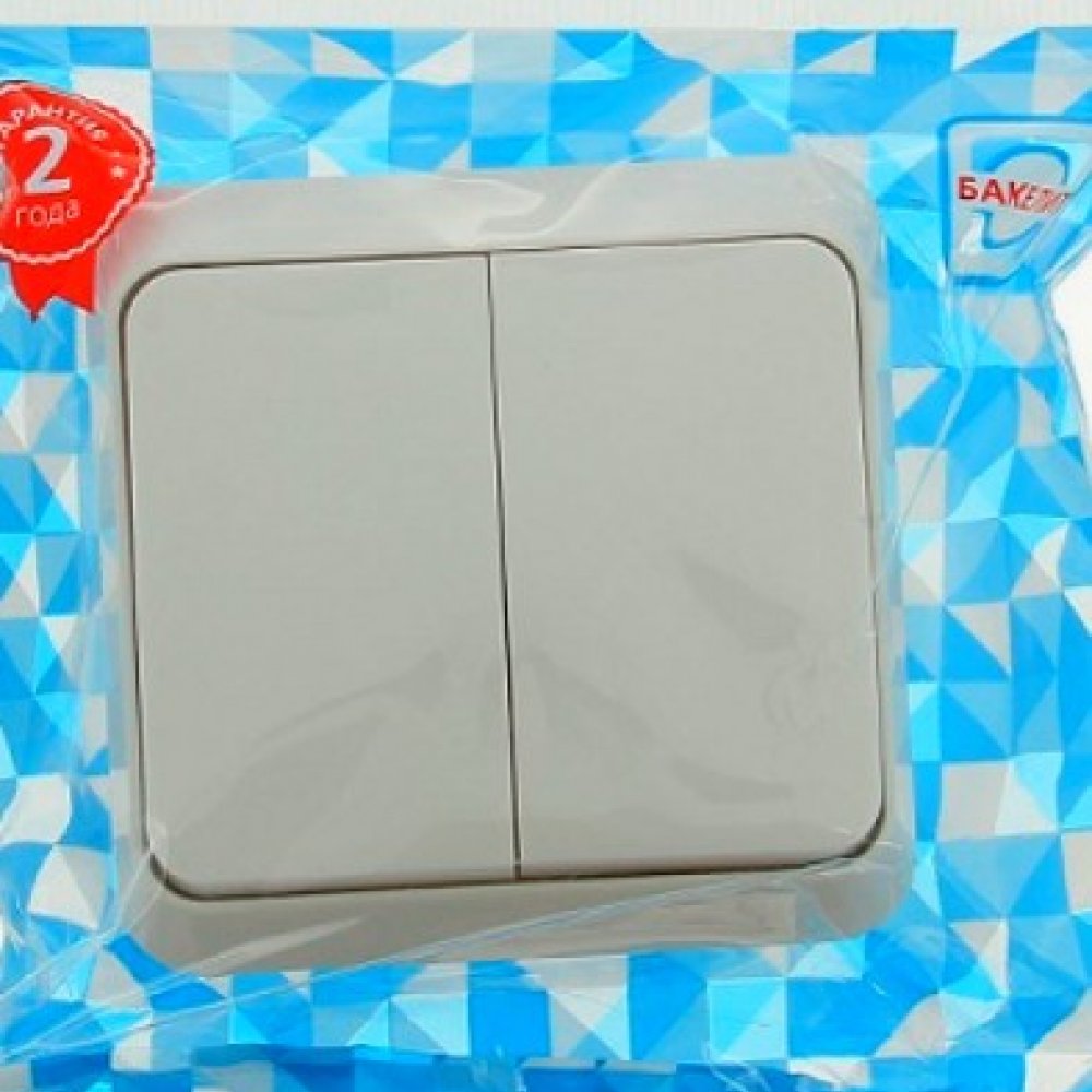 Выключатель 2-кл Смартбай Юритер SBE-03w-10SW2